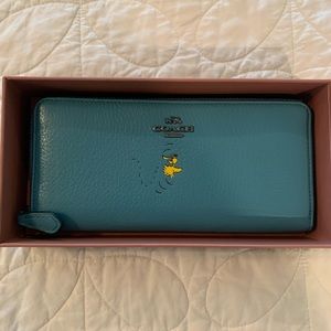Coach Peanuts accordion wallet